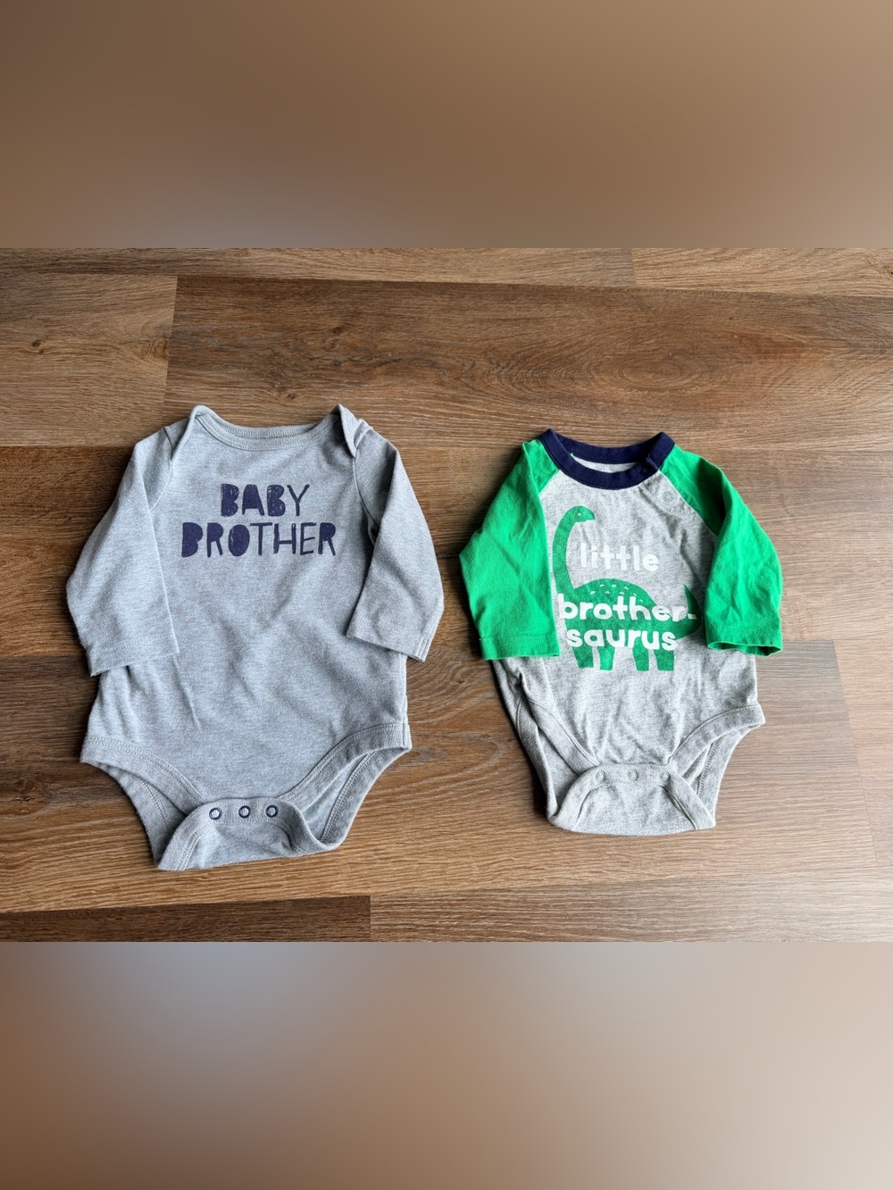 BABY GAP | Cat & Jack Onesie Bundle | Baby Brother | Dino Outfit | 2 Piece